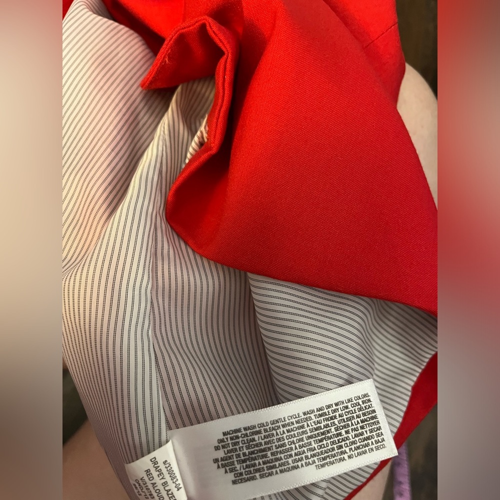 Old Navy Red Blazer Size Medium - Picture 8 of 9